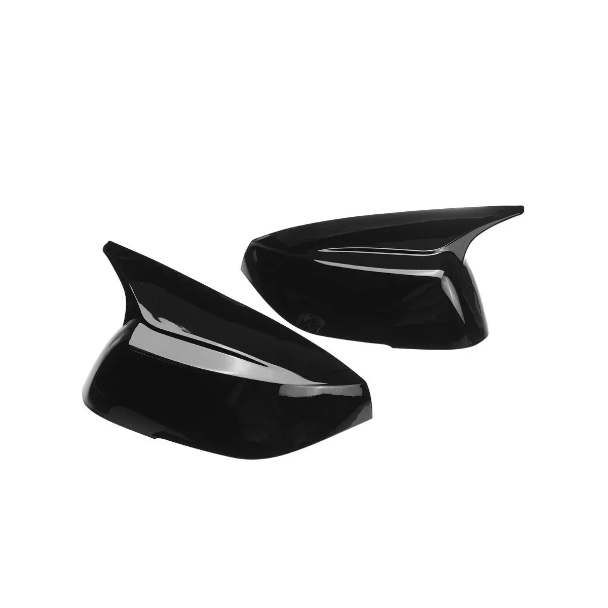 For Infiniti Q50 Q50S  Q70  Q60 QX30 2016 - UP Glossy Black Carbon Look Rear View Mirror Cap Cover Replacement Left & Right