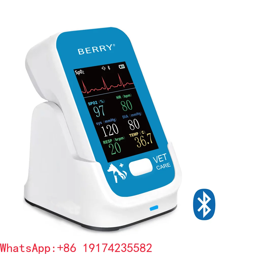 Am6200 Wireless Vital Signs Monitor Pet Diagnostic Veterinary Pressure Gauge