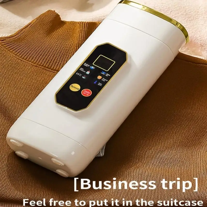 U0DE محمول من الفولاذ المقاوم للصدأ الغلاية سخان المياه الكهربائية مع 6 كوب التدفئة مقاومة للتحكم في درجة الحرارة