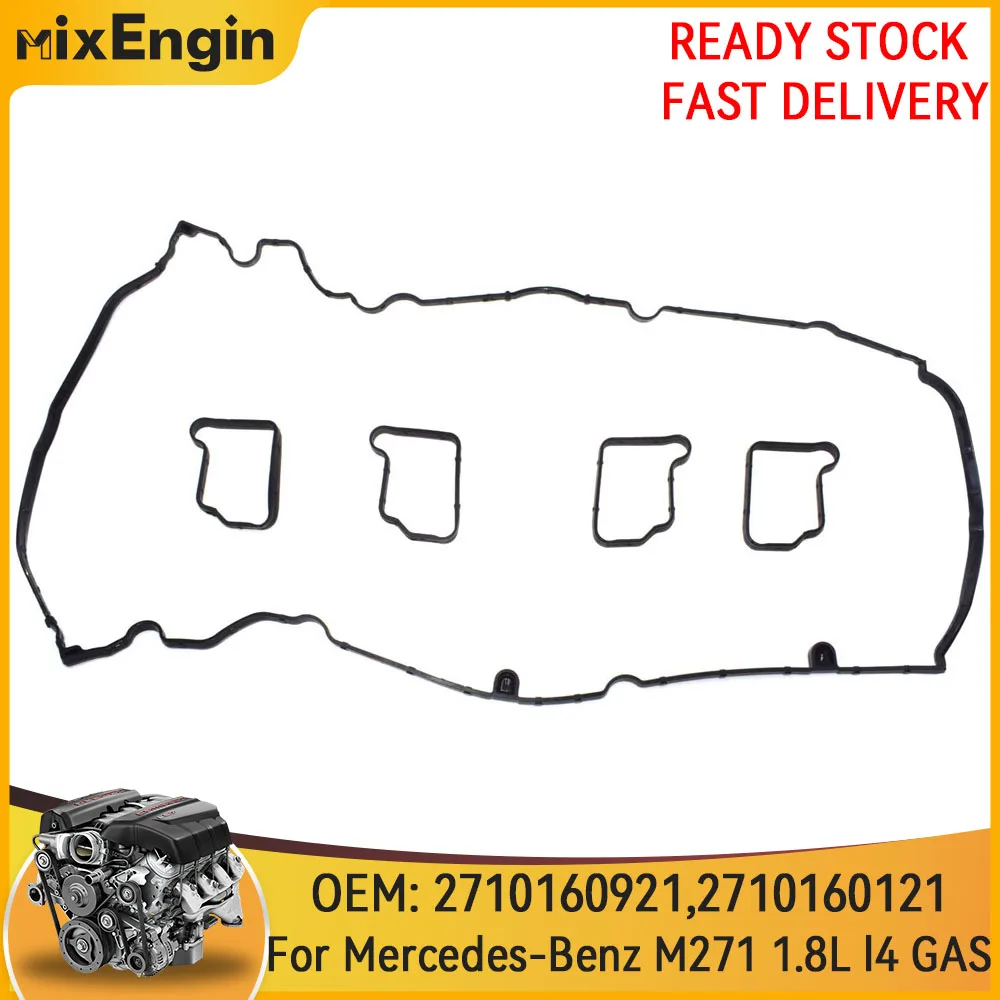 

Комплект прокладок крышки клапана двигателя подходит для Mercedes-Benz C180 C230 W203 CL203 S203 W211 E200 M271 1.8L l4 GAS 02-08 2710160921