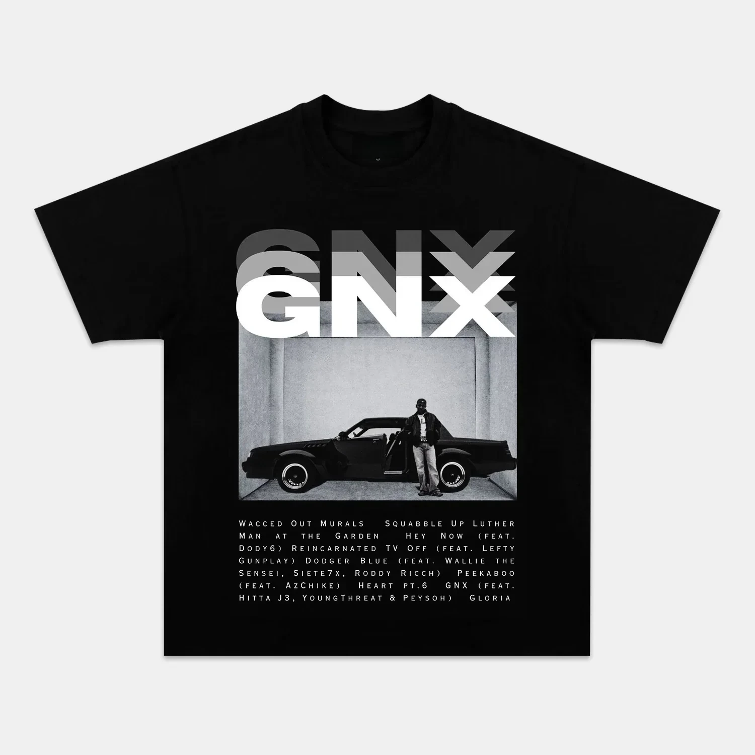 rapper Kendrick Lamar 100%cotton unisex shirt 2026 Summer GNX Grammy album Y2k Hip Hop style Short Sleeve men's Tshirt fan gift