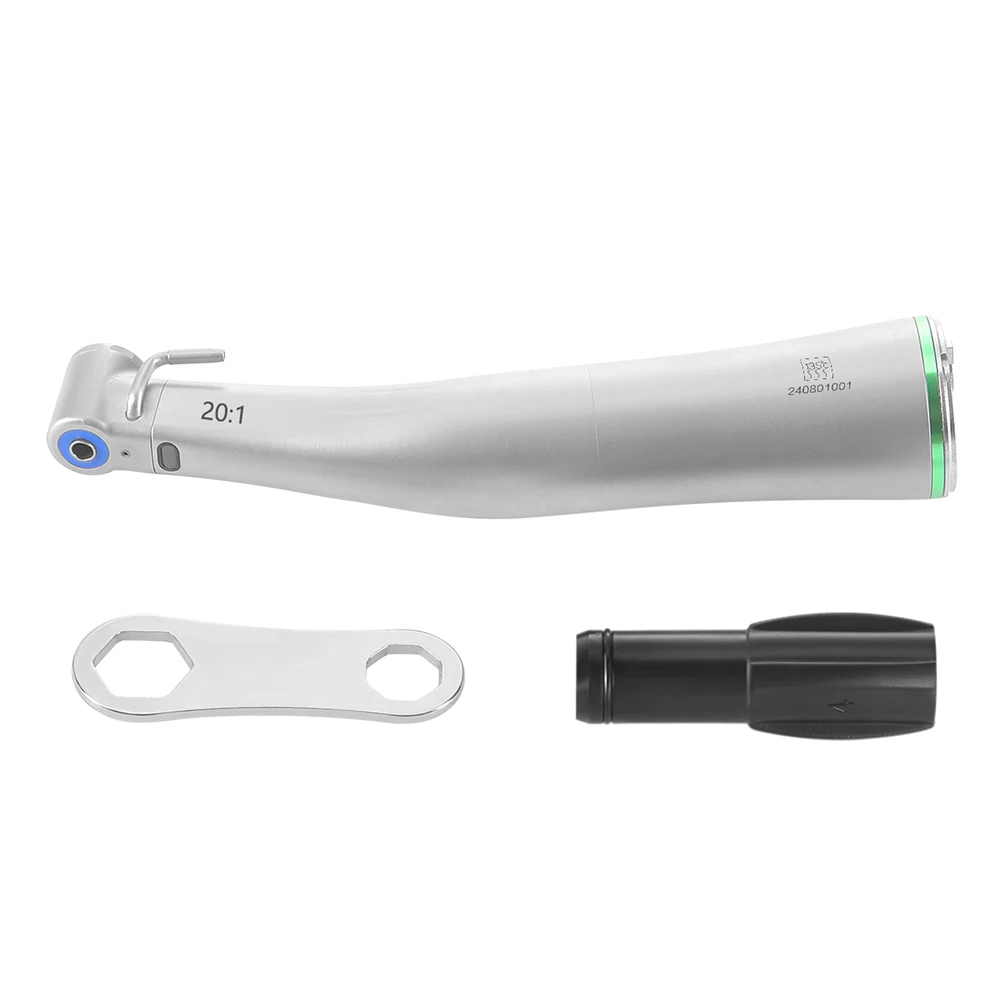 

BAISTRA Dental LED Fiber Optic 20:1 Implant Contra Angle Push Button Low Speed Handpiece Dentistry Instruments AZDENT