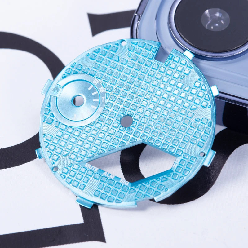 Watch face Casiok for GA2100 GA2110 Mod face dial DIY Watch Metal Waffle surface dial GA-2100 GA-2110 parts watch copper dial