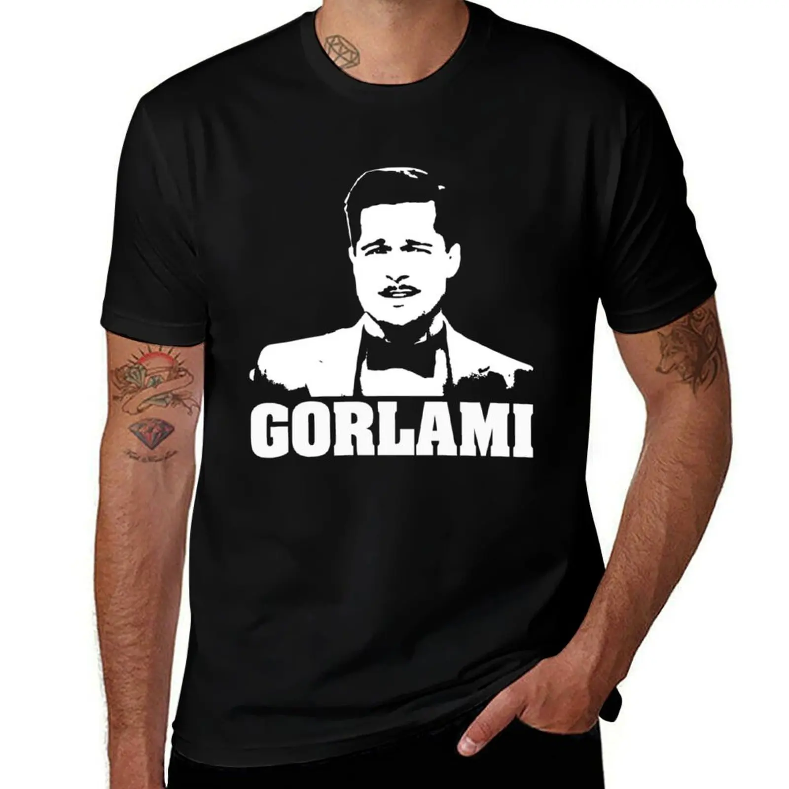 

Inglorious Basterds Aldo T-Shirt printed t shirts for man man t shirts high quality luxury brand t shirt custom print T-Shirt