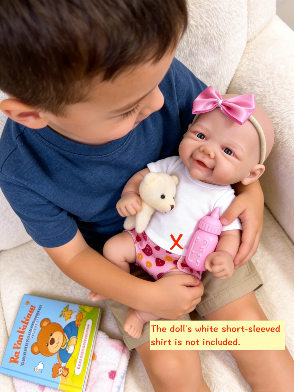 Muñeca Reborn de silicona sólida regordeta de 13 pulgadas, Vivienne, cuerpo completo, muñeca Adorable, juguete, regalo de cumpleaños y Navidad