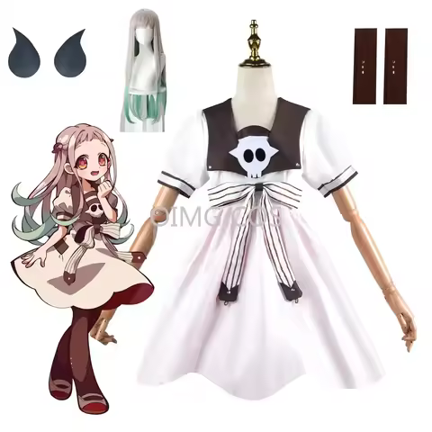 Yashiro Nene Cosplay Costume Anime Jibaku Shounen Hanako Kun Dress Halloween Wig Uniform Gift