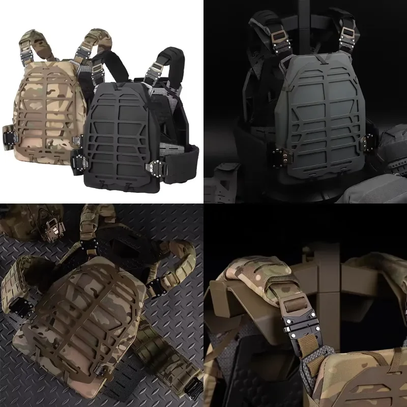 Tactical Plate Carrier Vest Lightweight Modular PFM S&S2.0 Quick Release Buckle Adjustable   for Cosplay Training