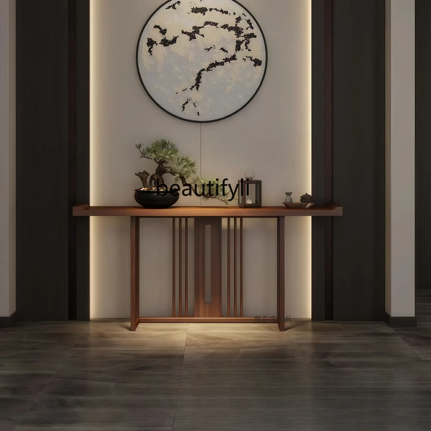 

A139 Aesthetics Entrance Table Entrance Hall Entrance Platform Walnut Bar Zen Narrow Bar