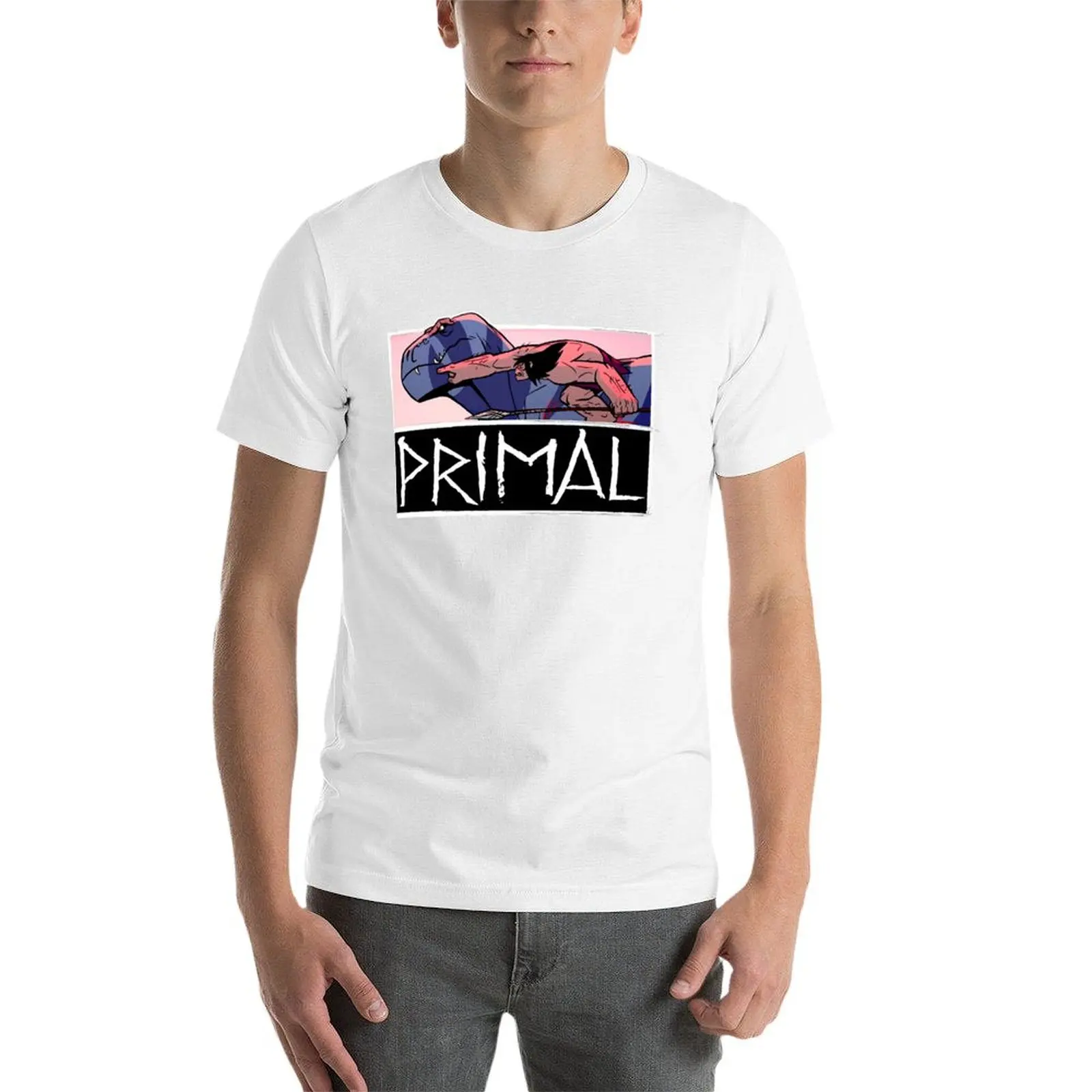 تي شيرت Primal Classic تي شيرت رجالي قطن تي شيرت للرجال 100% قطن