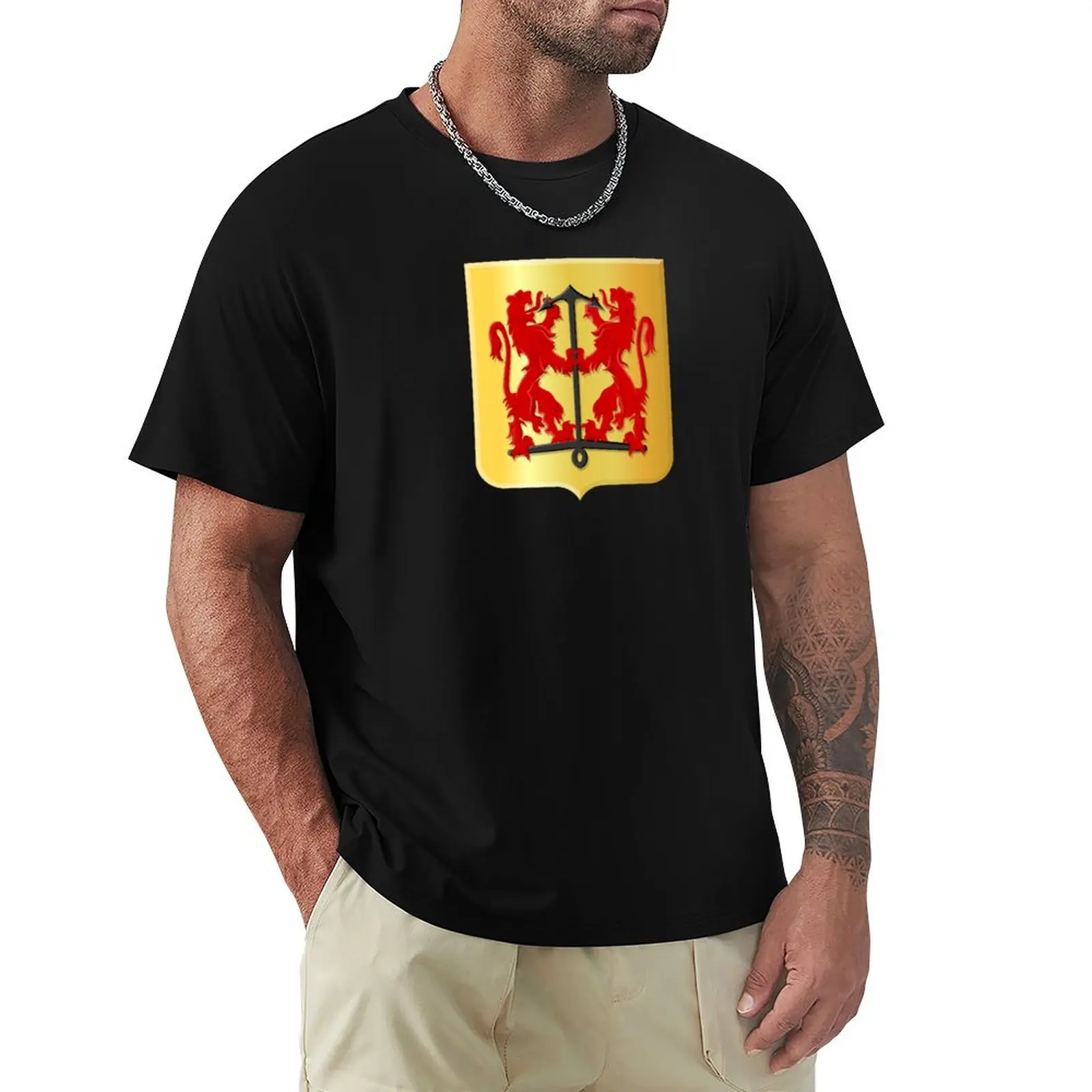 

Texel Coat of Arms, Netherlands T-Shirt Fitness Quick Dry Short Sleeve Top