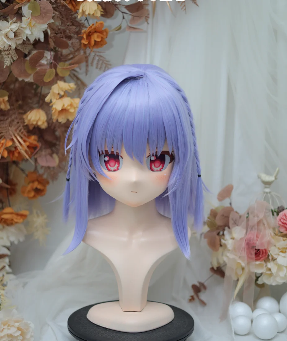 

(NFD37--1)Customize Full Head With Lock Pretty Female/Girl Japanese Animego Character Kig Cosplay Kigurumi Mask Crossdress Doll