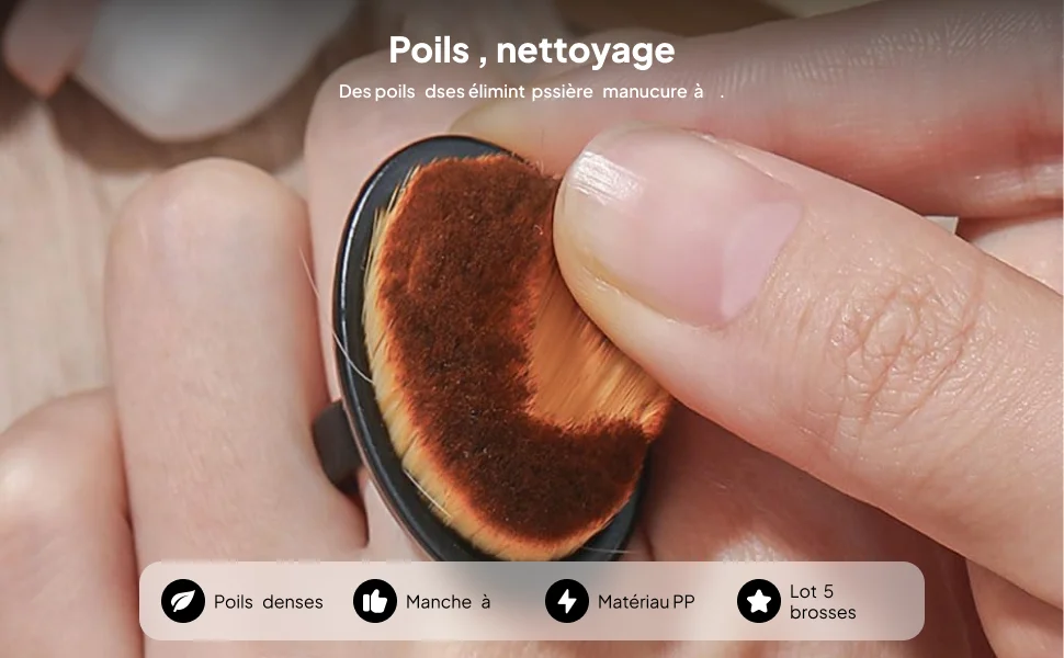 

Маникюрные товары, кисть для пыли для ногтей, компактный полипропиленовый материал, профессиональный инструмент для очистки ногтей, украшение