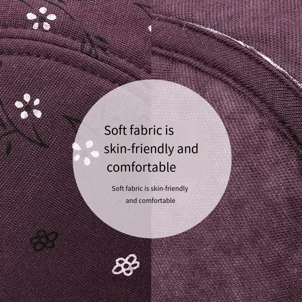 Comfortable Daisy Bras for Older Women Convenient No Underwire Front Close Button Cotton Bras Breathable Widened Shoulder Straps