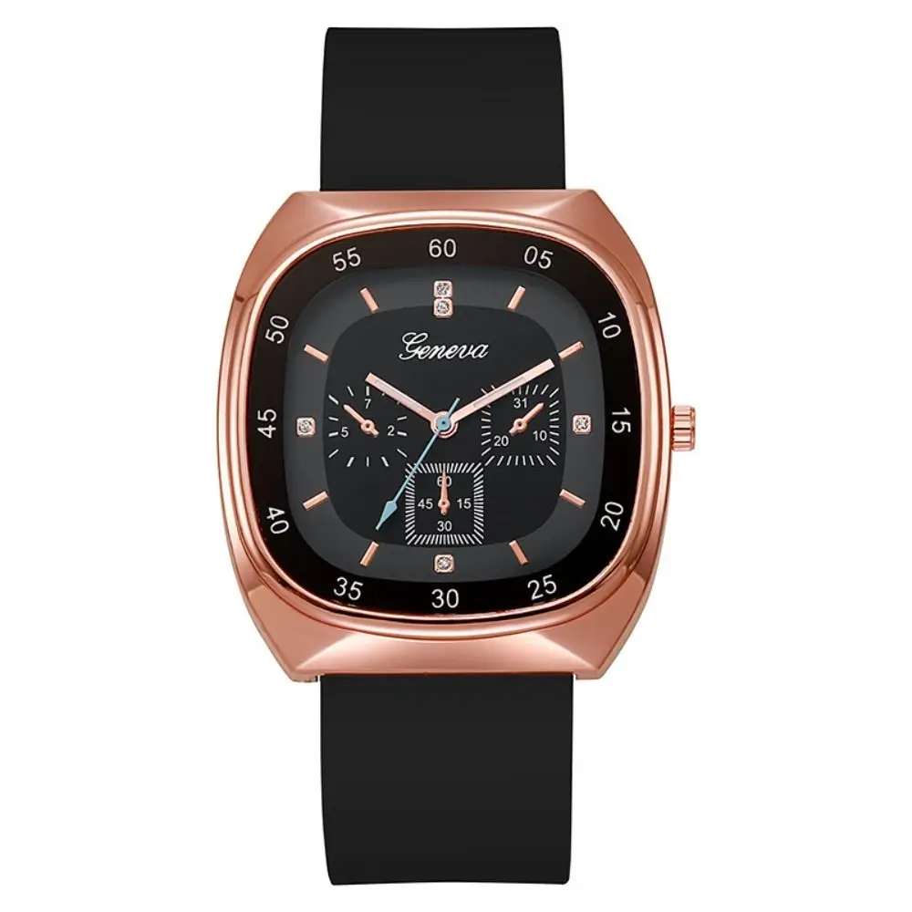 新型カジュアル腕時計 シンプルシリコンストラップ クォーツ時計 電子時計 学生向け