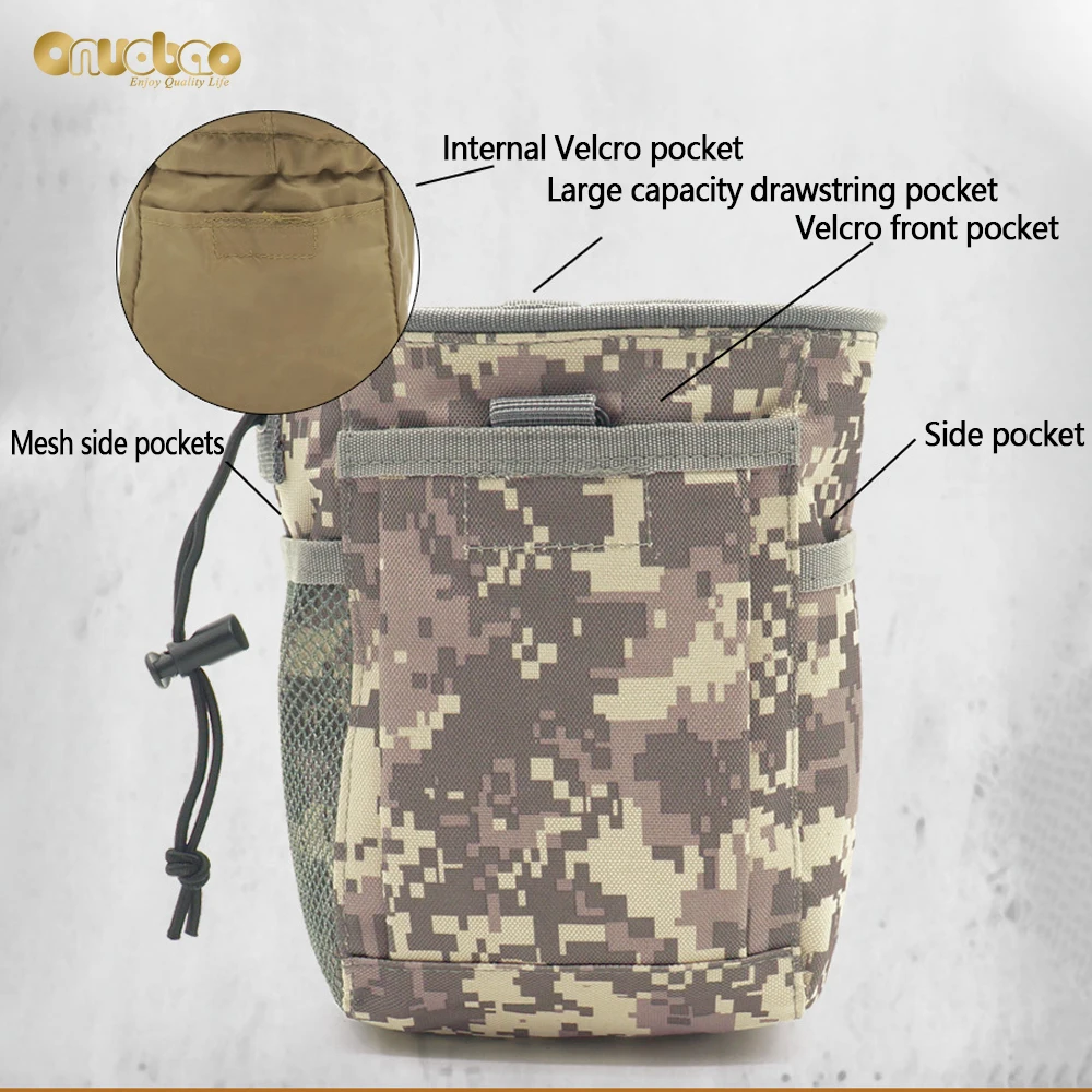 Outdoor Sports Function Tactical Bag Small Bag Accessories Portable Tactical Waist Bag Molle Small Recycling Bag