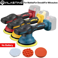 Cordless Car Polisher 8 Gears Adjustable Auto Electric Waxing Sanding Sealing Glaze Tool Fit Dewalt/Milwaukee/makita 20V Battery