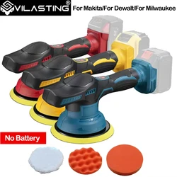 Cordless Car Polisher 8 Gears Adjustable Auto Electric Waxing Sanding Sealing Glaze Tool Fit Makita/Dewalt/Milwaukee 20V Battery
