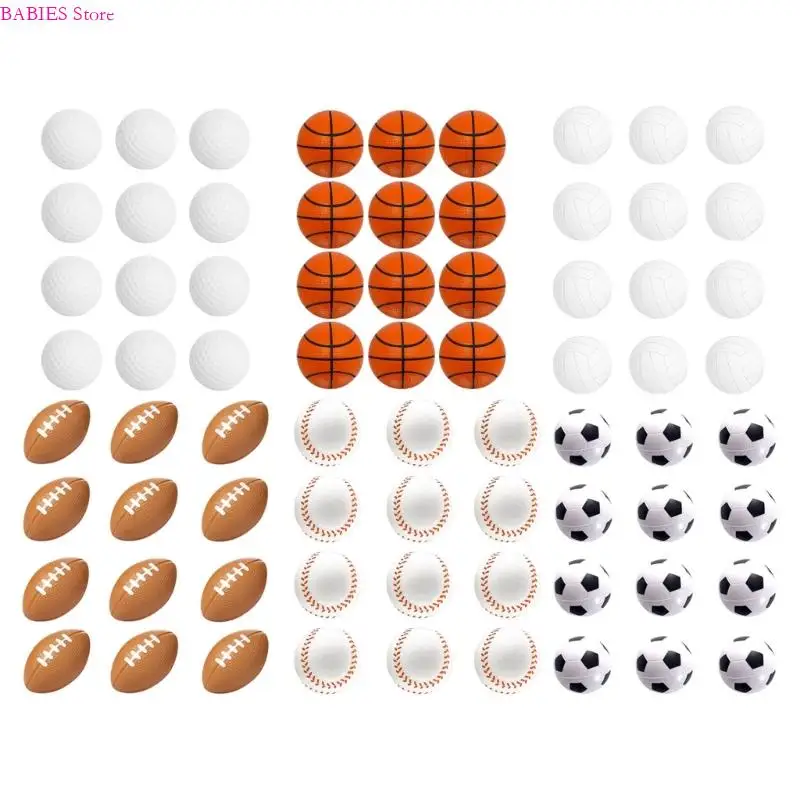 

C9GB 12pcs Soft Foam Stress Stress Balls для смягчения тревоги Практические шарики для легкого переноски для различного случая