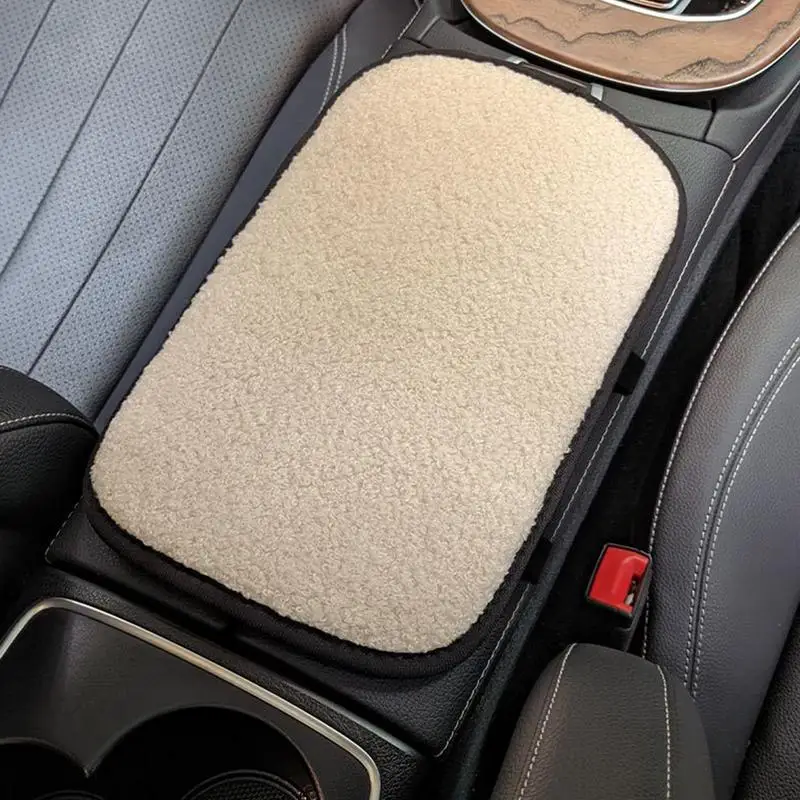 Car Armrest Storage Box Pad durable Center Console Cushion portable  Mats Armrest Cushion Cover Soft Middle Console for autos