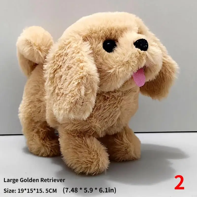 

CORB Realistic Plush Robotic Dog Companion Doll Simulation Sound Touch Response Toy