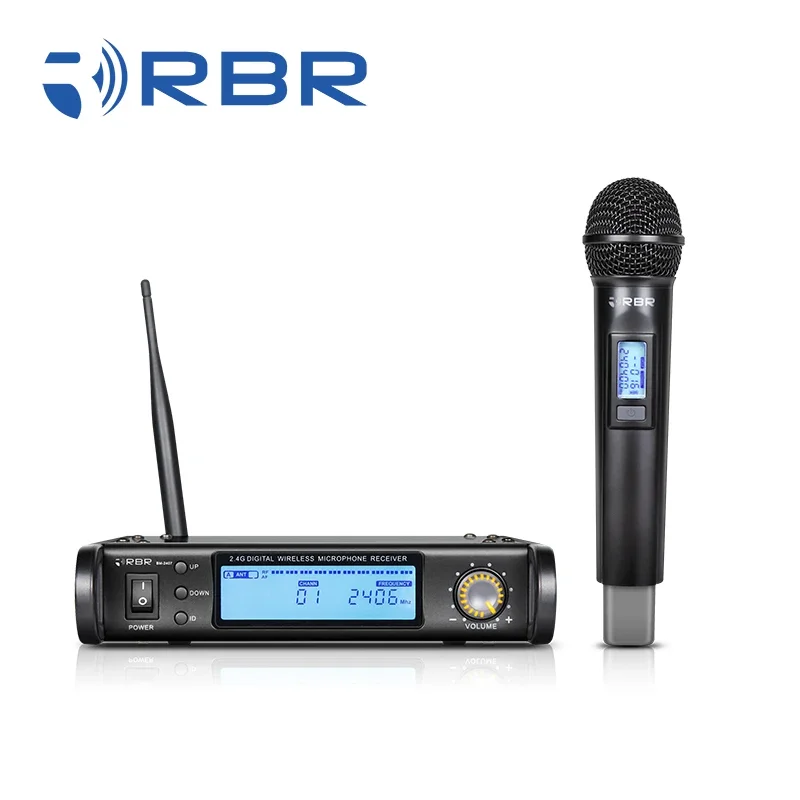 Wireless Microphone Supplier Cardioid Metal,plastic CN;GUA RBR Chinese Bm2407 2.4ghz 16 Channels 36*31*8 Cm Clear Sound 30 Meter