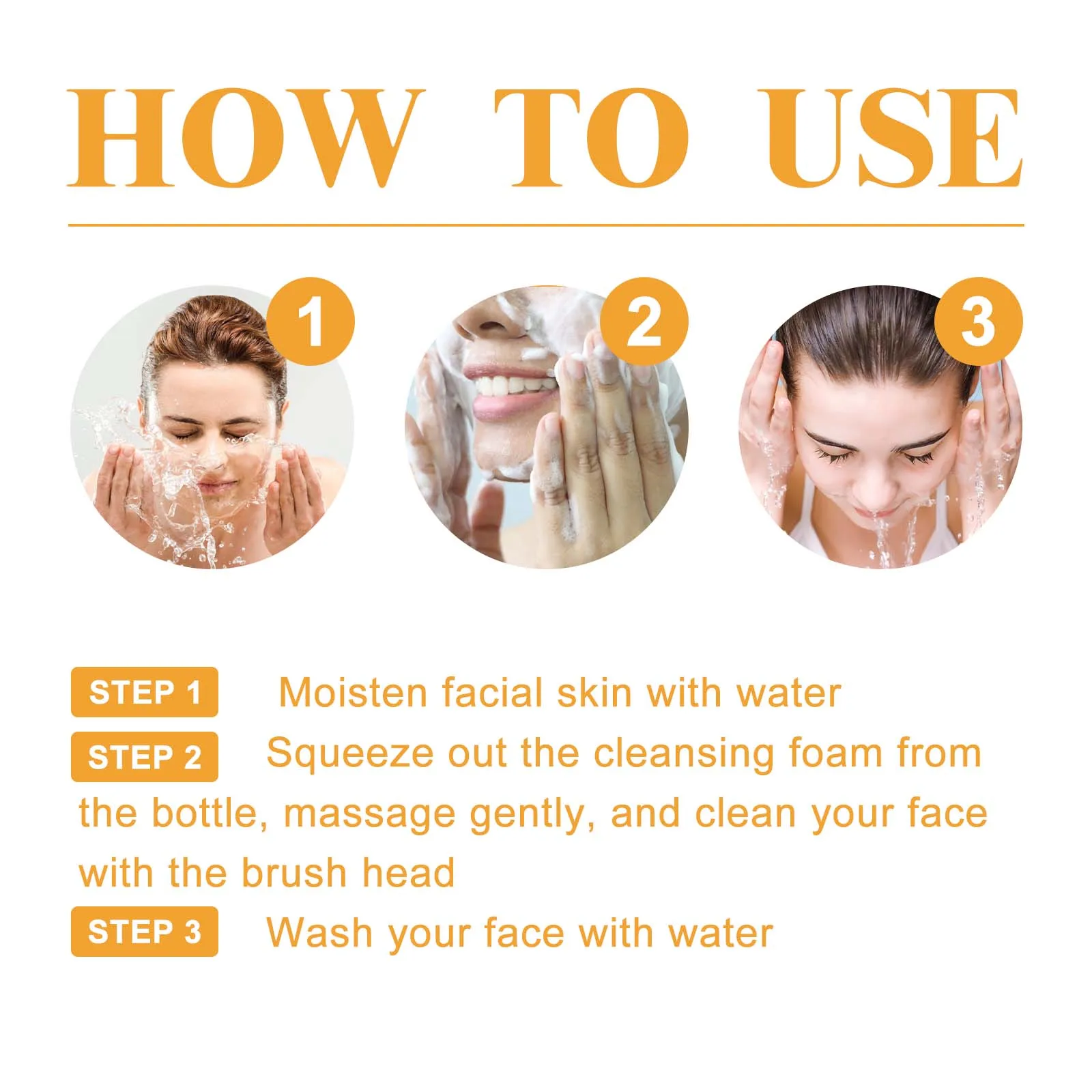 منظف الكركم لغسل الوجه وحمض الكوجيك وتقشير البشرة وينظف بعمق ويحافظ على توازن زيت الماء وإزالة التحكم في زيت الأوساخ