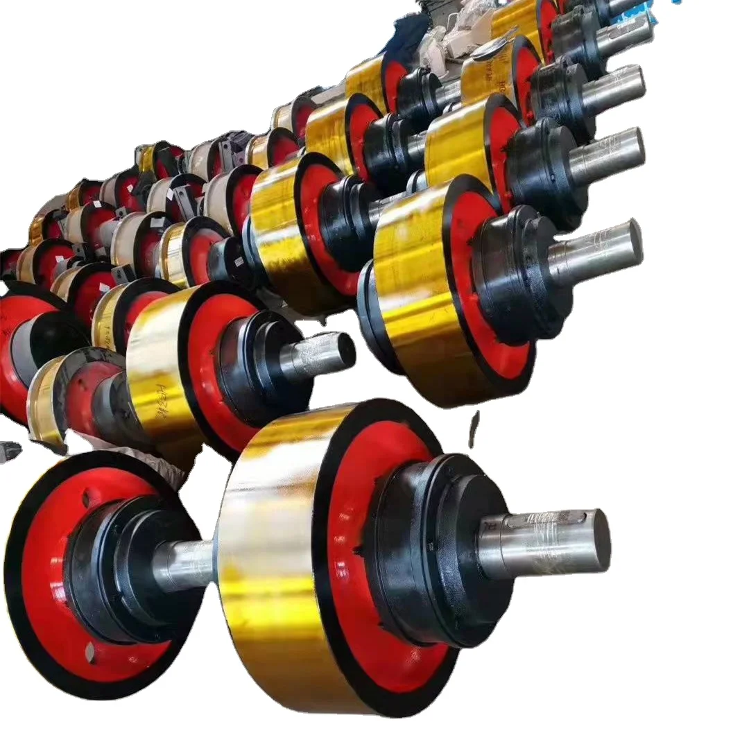 

Crane Wheel Set Overhead Crane End Beem Carriage Cast LD Rail Wheel