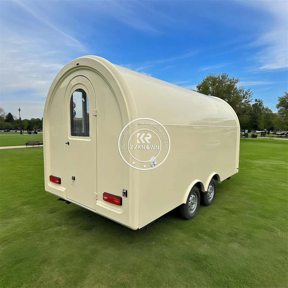 Fast Food Cart Mobile Kitchen Pizza Shawarma Salad Burger Cart Hot Dog Ice Cream Cart Street Fast Food Trailer For Sale - Image 6