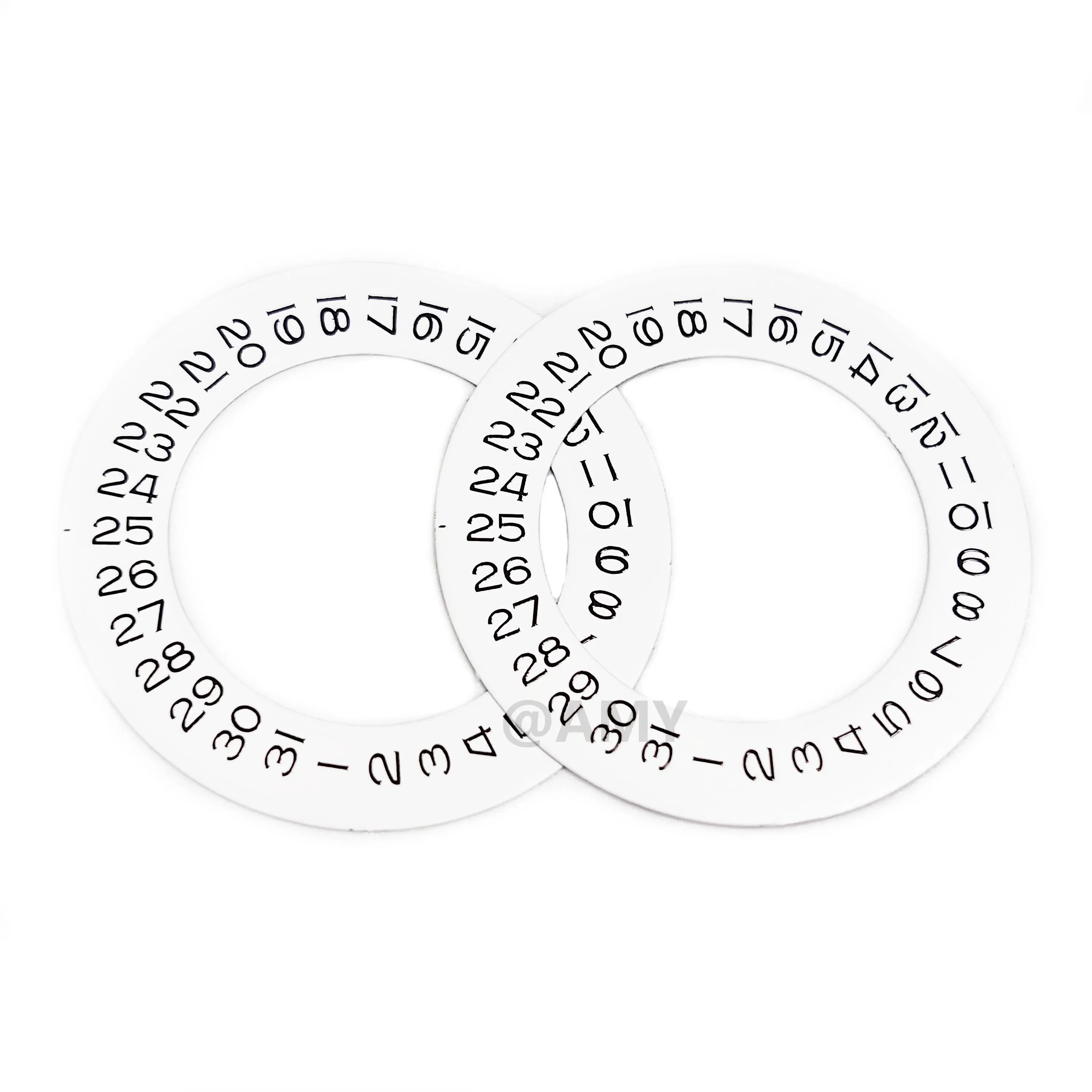 Watch accessory fit 2836/8215/2813 calendar dial sticker calendar R font 9H