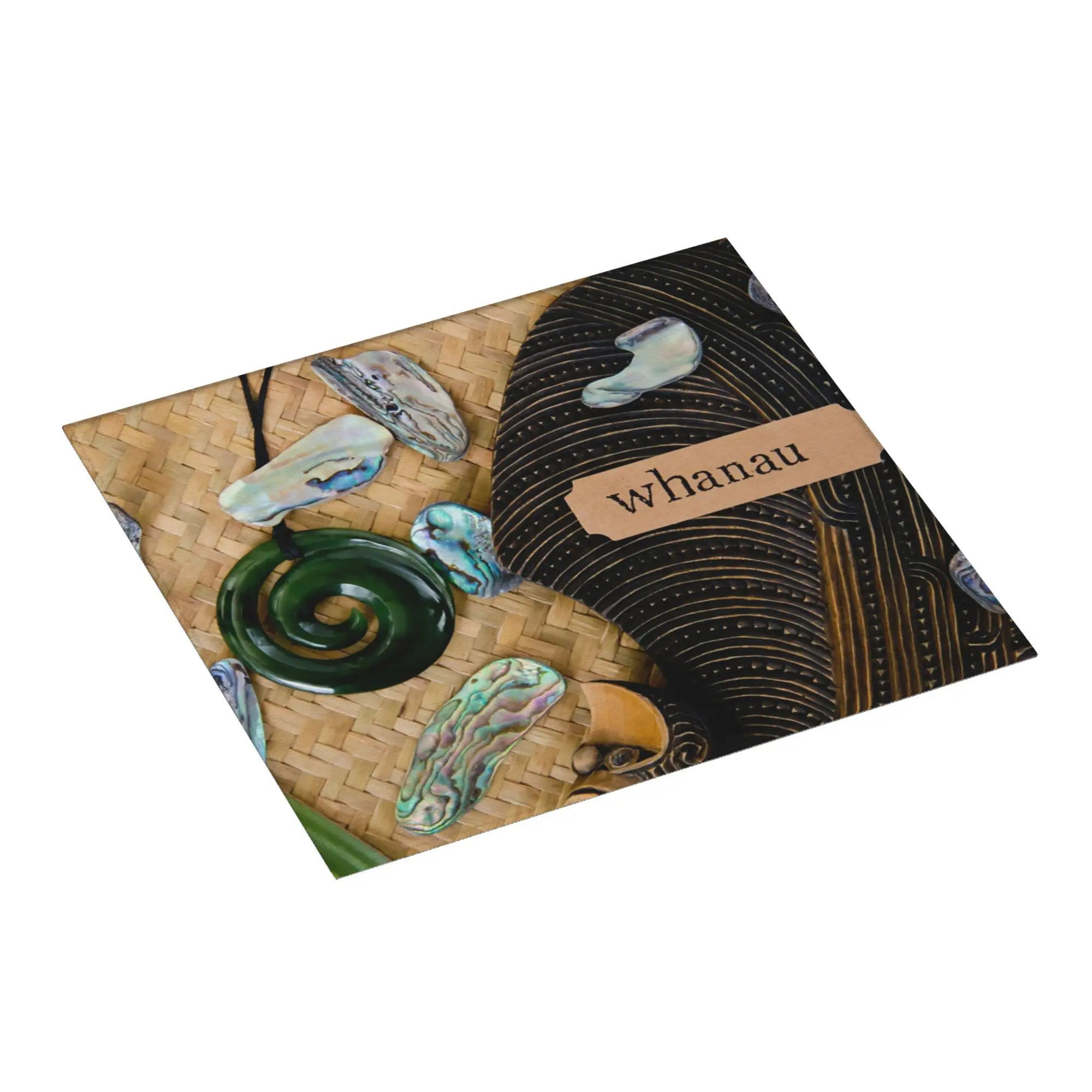 Drying Mat For Kitchen NZ Maori Barware Tableware Oil Proof Reusable Whanau Family Washable Kitchen Sink Drying Pad