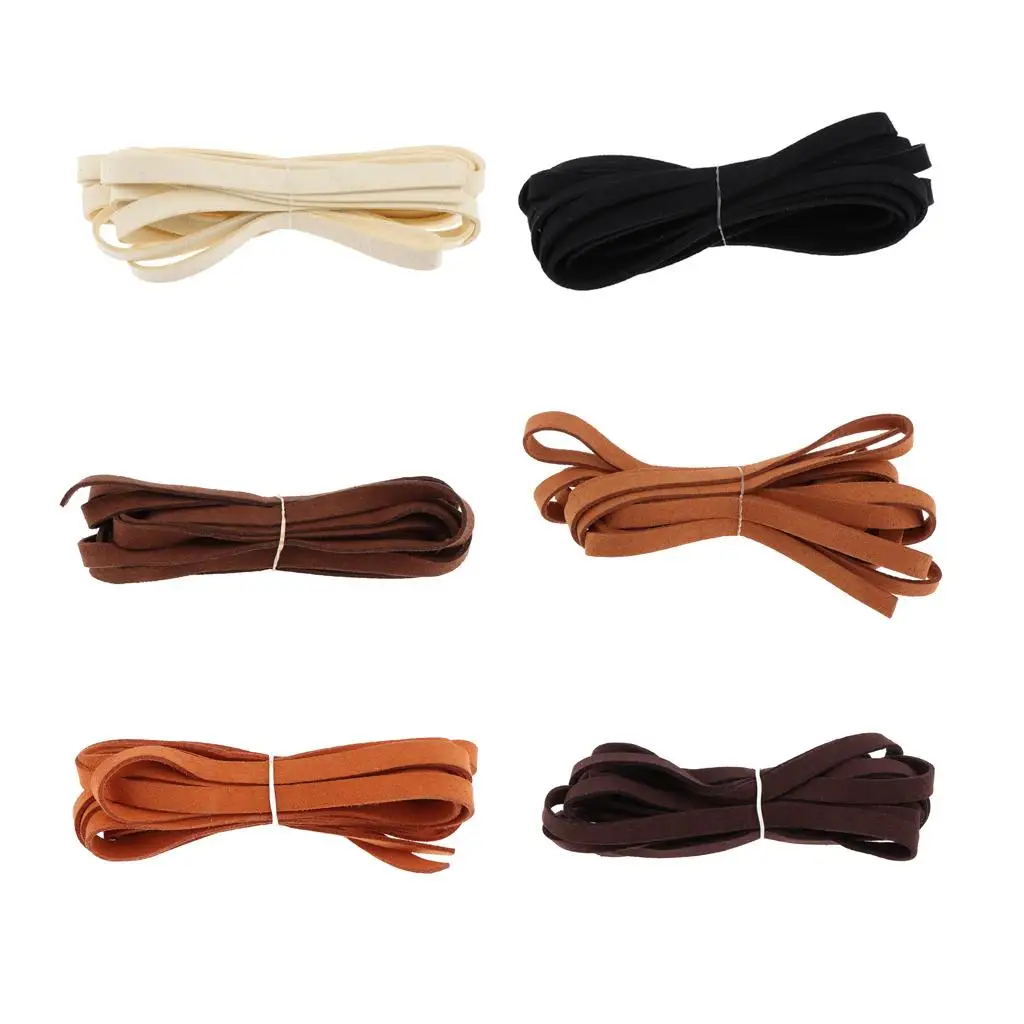 Retro Leather Cord Suede Rope String Braiding Lacing Jewelry Craft DIY 3.3yd