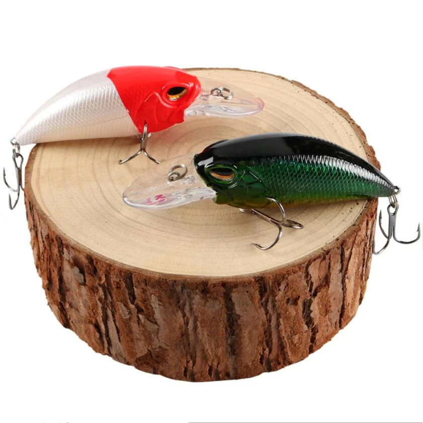 1Pcs Crankbait Fishing Lures 15.3g 9cm Minnow Hard Artificial Plastic Bait Bass Wobblers 3D Eyes Pesca Pike Fishing Tackle
