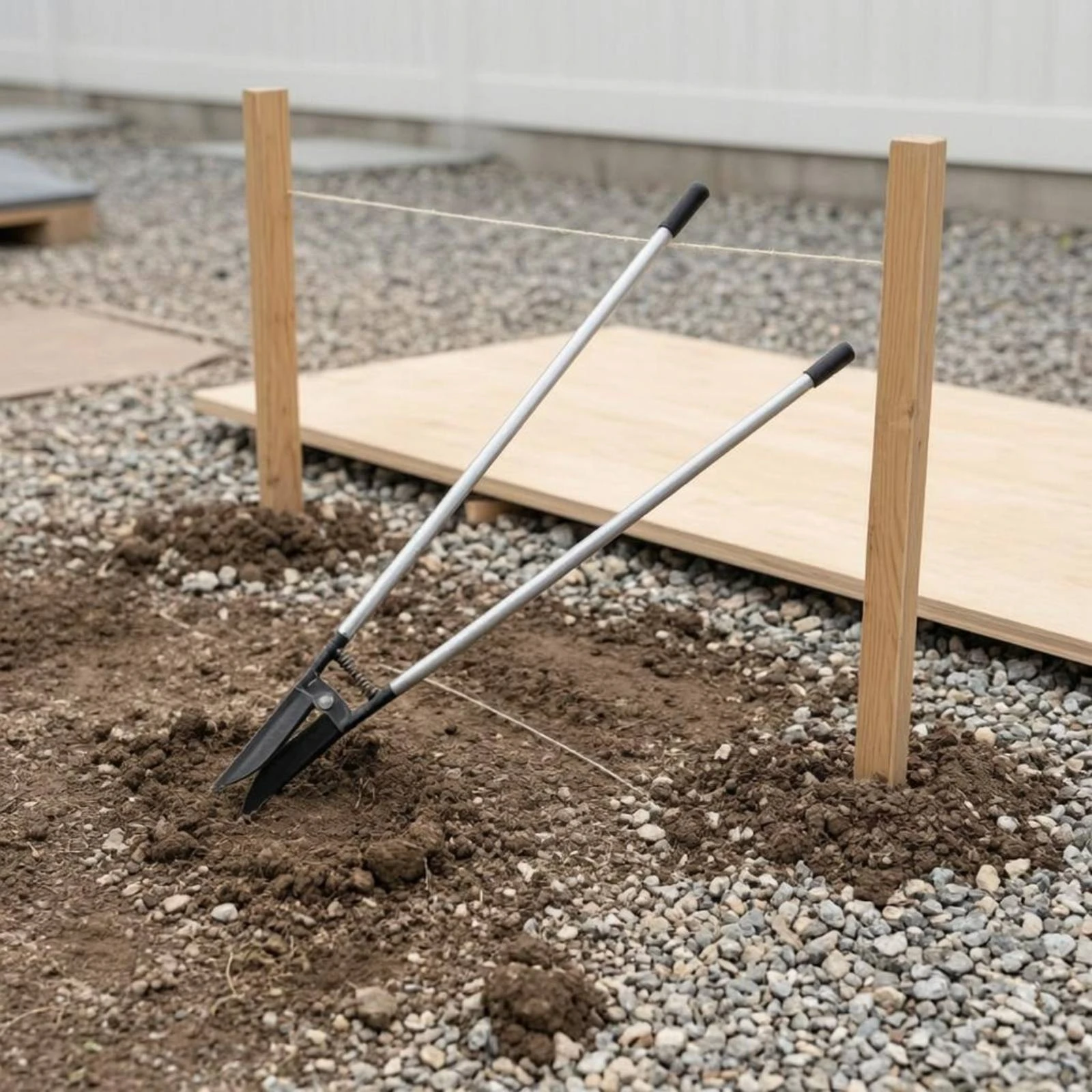 

Heavy Duty Welded Steel Root Cutting Shovel Long Handle Outdoor Tool Durable Spade for Soil Sampling Garden Work