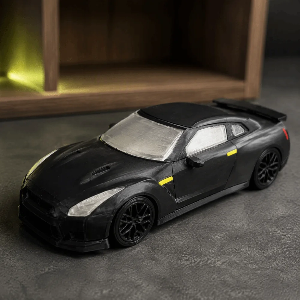 Creative Design Hypercar Alarm Clock Only Alarm Clock Function Unique Design Sports Car Clock Car Shaped Time Display