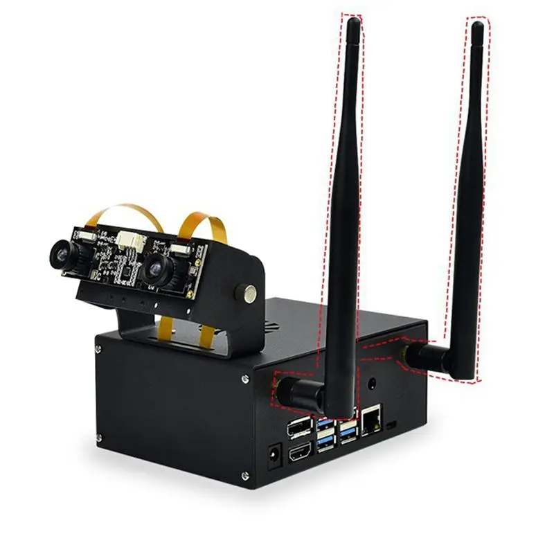 T19C AC8265 Wifi Card+6DB Antenna Network Adapter for Jetson Nano 300Mbps+867Mbps 2.4Ghz 5Ghz Dual Band NGFF BT4.2