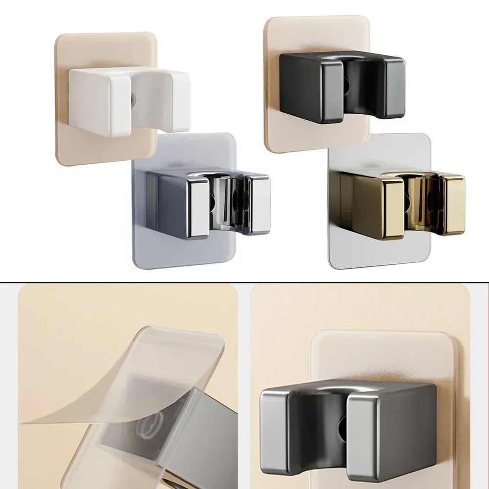 Adjustable Polished Punch-free Handheld Suction Drill-free Shower Head Holder Wall-Mounted Bracket Bathroom Accessories