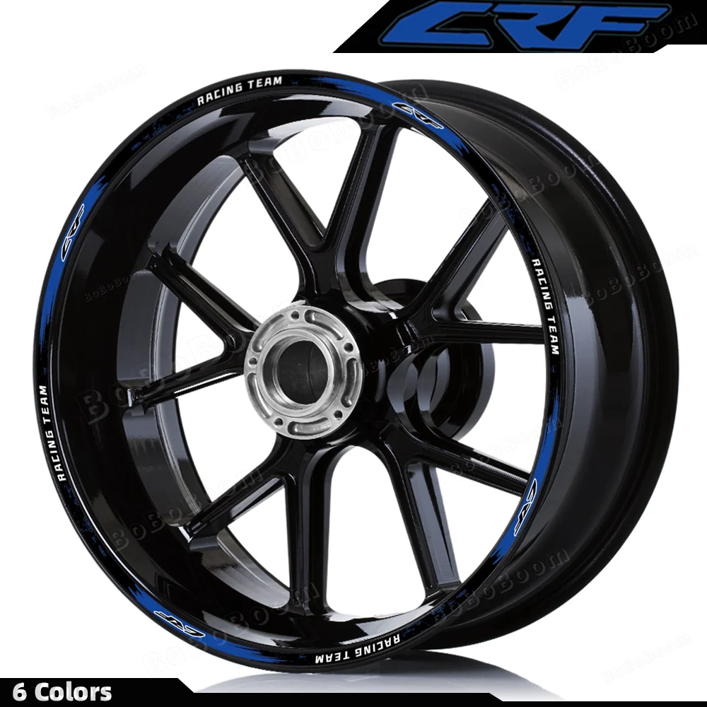 

CRF Motorcycle Wheel Sticker Rim Decal Reflective Hub Stripe Tape For CRF450R 450X 450L 250R 250X 250F 250L 300L 230L