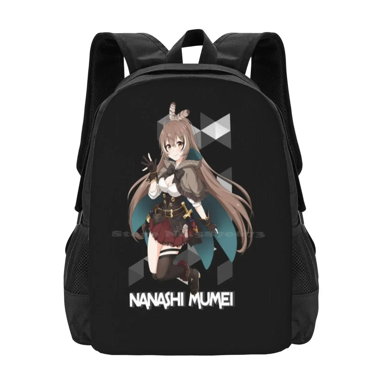 

Nanashi Mumei T-Shirthololive En - Nanashi Mumei Hot Sale Schoolbag Backpack Fashion Bags Nanashi Mumei T Shirthololive En