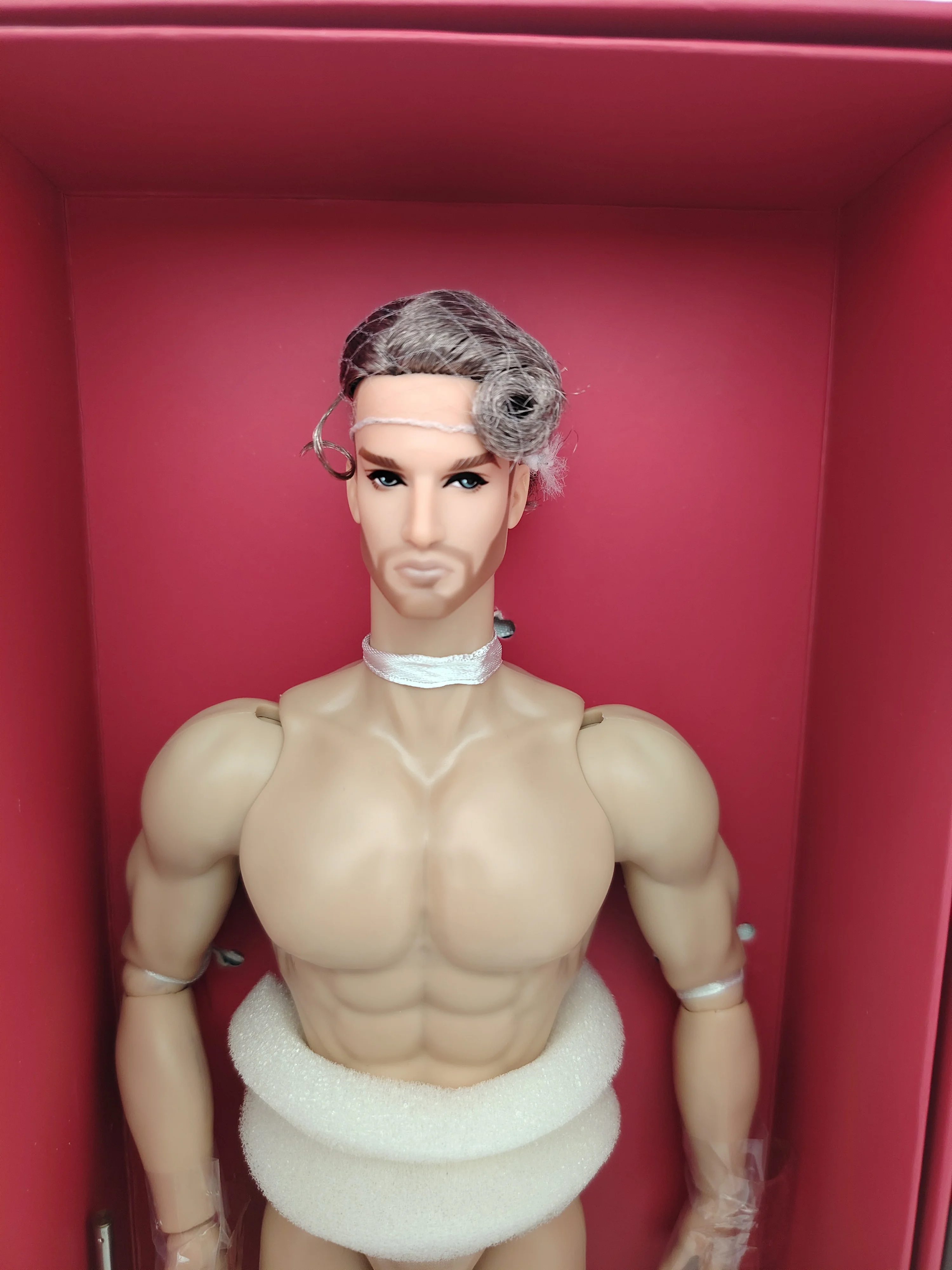 Fashion Muscle Male Body Head Californians Skin 1/6 Scale Mizi Adonis Nude Doll
