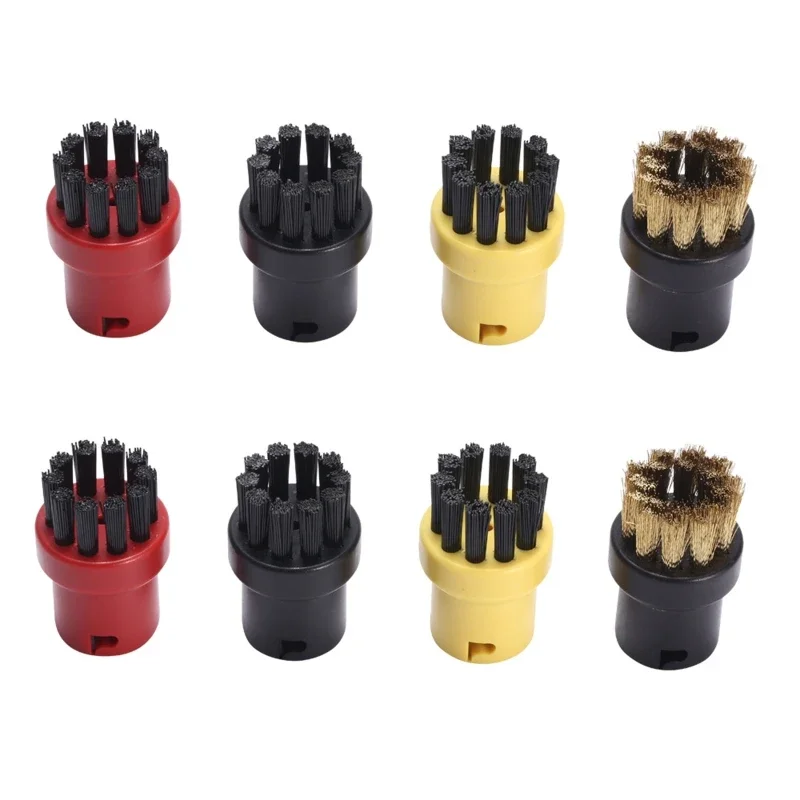 

Round Brush Sprinkler Nozzle Home Bathroom Corners Kitchen Cleaning Brush for Karcher 1 SC2 SC3 SC4 SC5 SC7