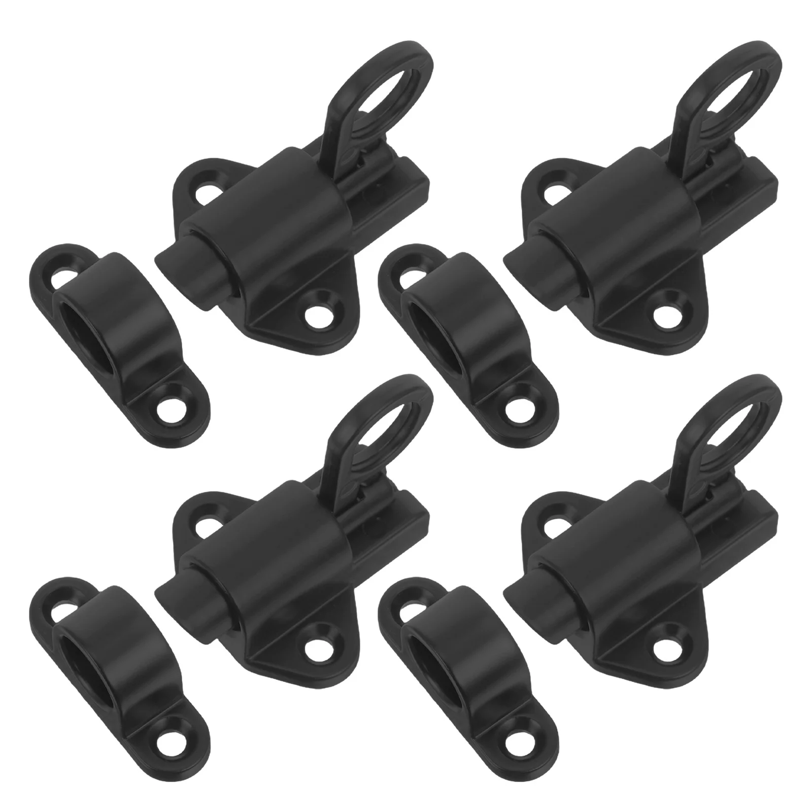 

4Pcs Aluminum Alloy Locking Latch Spring Loaded Gate Latch for Window Door Shed Barn Cupboard Easy Install Security Mechanism