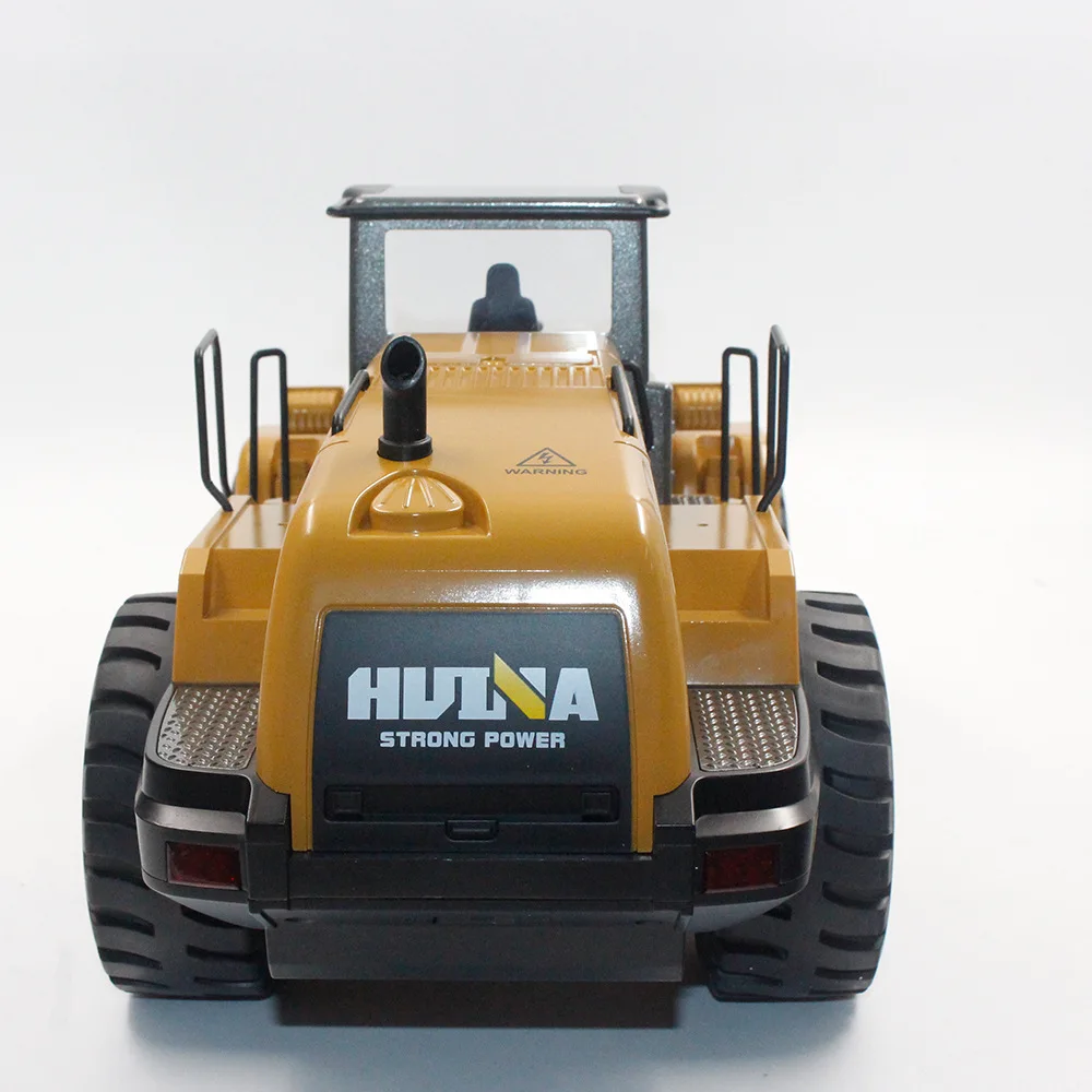 Huina 1583 Heavy Duty 4-napędowa 2.4g bezprzewodowa inżynieria antychquency samochód spychacz kadłuba ze stopu 10-kanałowe zabawki dla dzieci