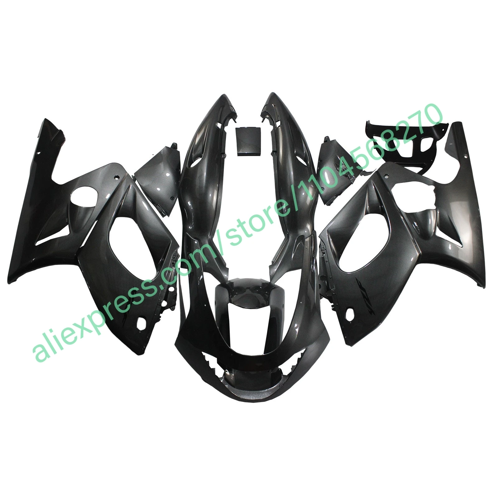 

Комплект обтекателей (глянцевый черный) для мотоцикла YAMAHA YZF 600R 1996-2007, окрашенные панели кузова YZF600R 96-07, профессиональное качество