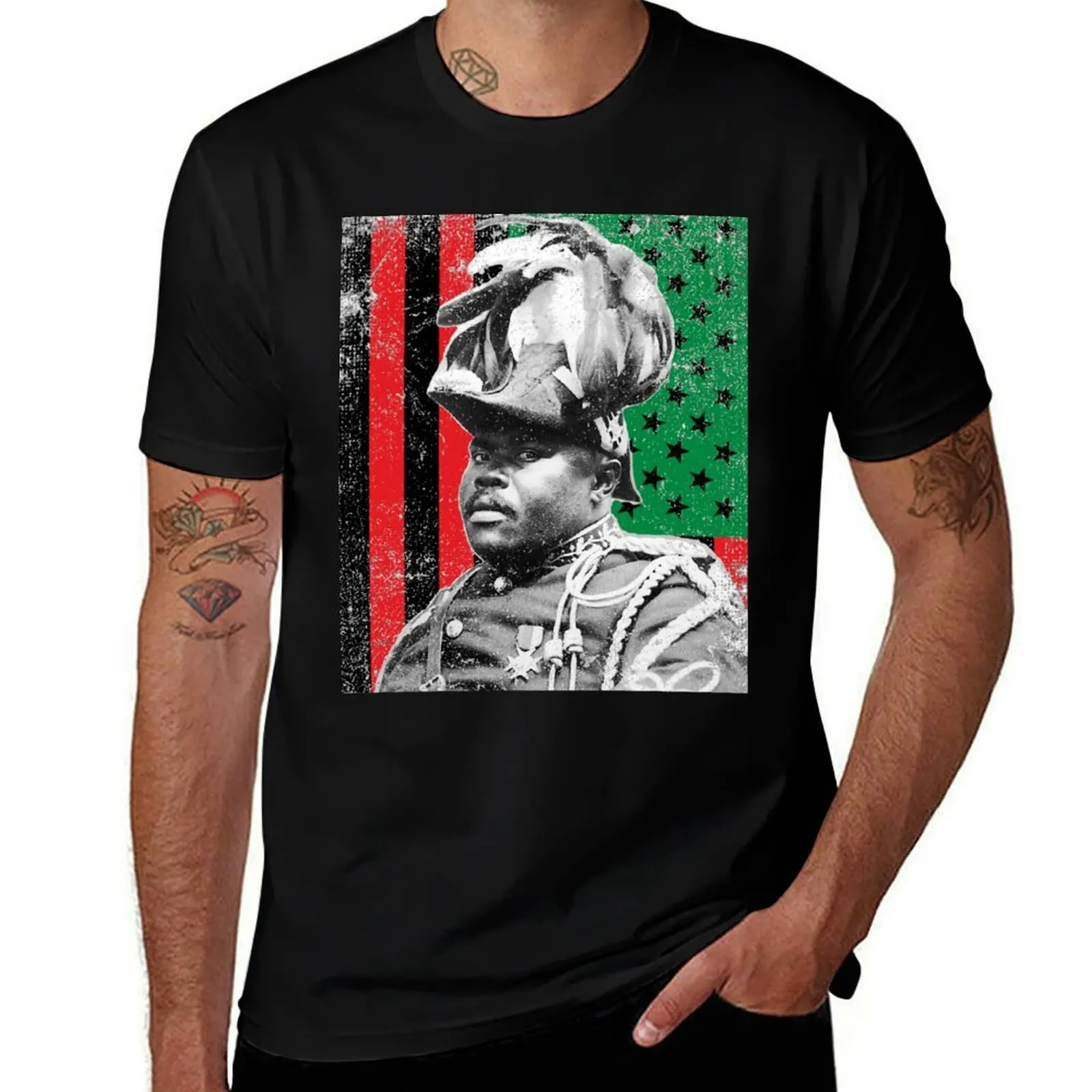 

Marcus Garvey Pan African America T-Shirt graphic t shirt vintage cute tops summer shirt mens designer clothes
