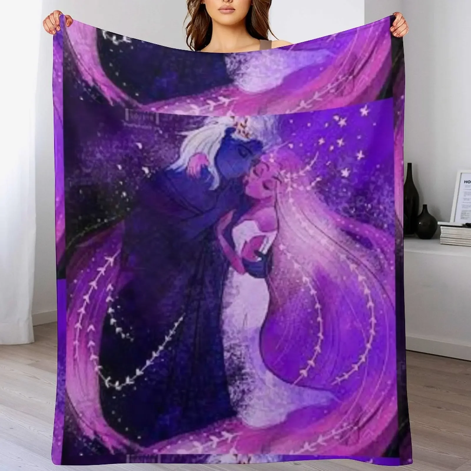 

Lore Olympus HadesxPersephone Main Characters Memorable Moments Webtoon Art #2 Throw Blanket Stadium blanket for seating