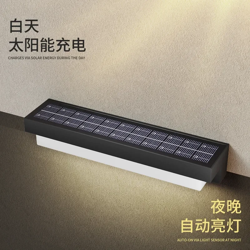 Dongshi Solar Powered House Number Plate Outdoor Villa Address Sign Luminous Door Plaque for Community Street Self Built Home