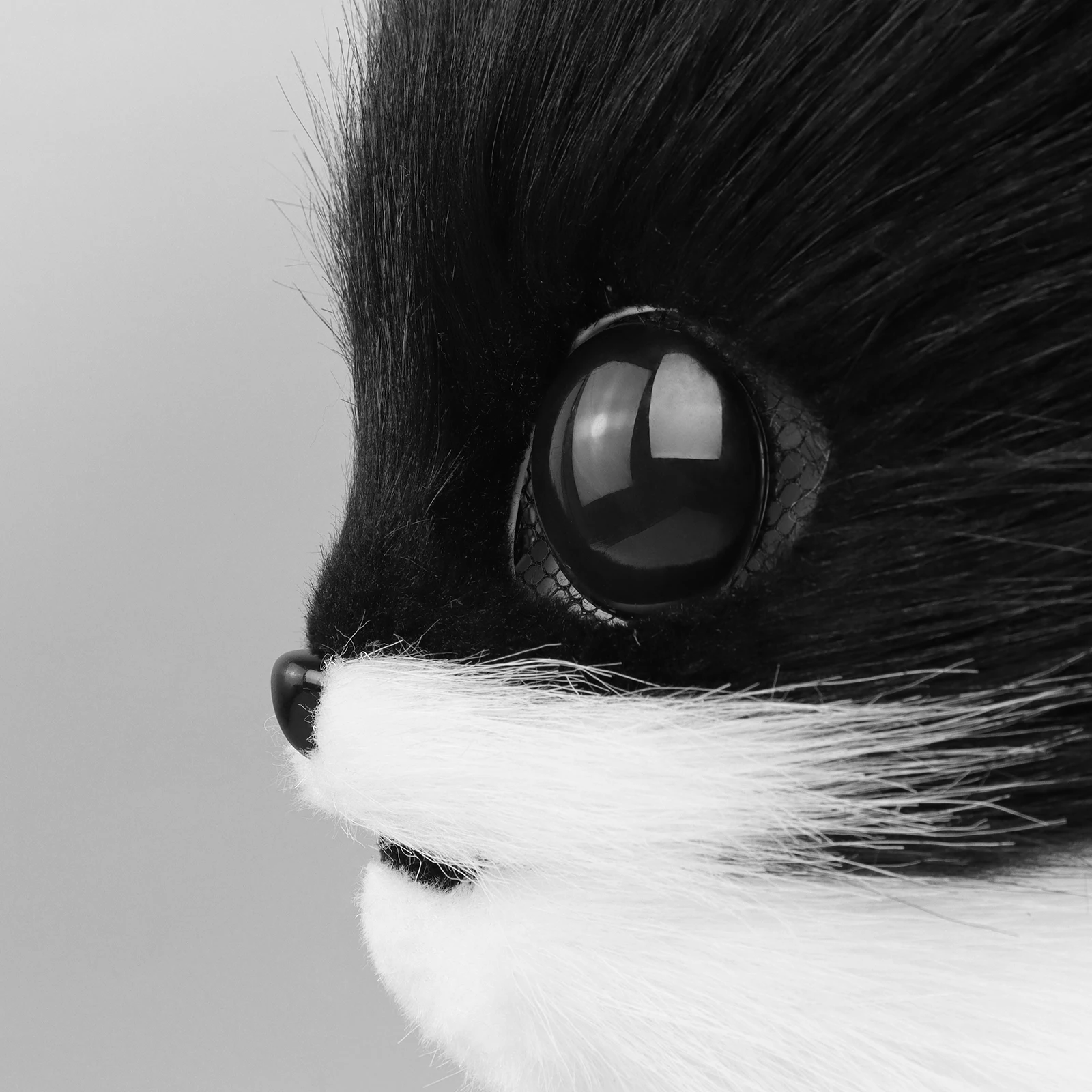 Animal Cat Mask Faux Fur Fox Cosplay Therian Masks for Halloween Party Costume Accessories