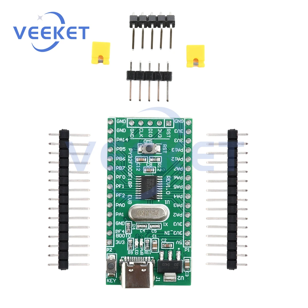 32-bit ARM Cortex-M0+ Inner Core PY32F003F18P6TU 32MHz Development Board Py32F003 Microcontroller System Board Development Board