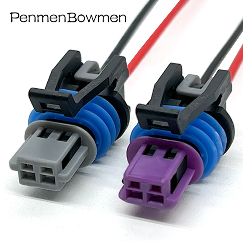 1 Pc 2Pin GM LS ECT Car Waterproof Sensor Plug Wiring Harness Connector 15449028 15449027 For Ford Chevrolet Opel