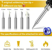 80W Digital Soldering Iron Kit #4